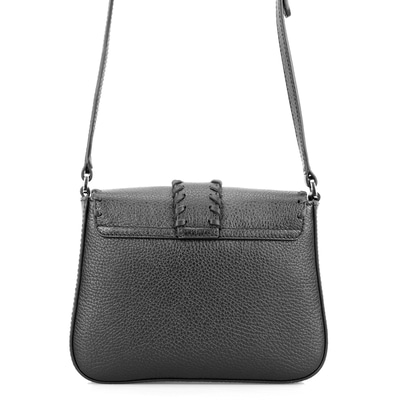 Serenity Siyah Kadın Deri Postacı Çantası