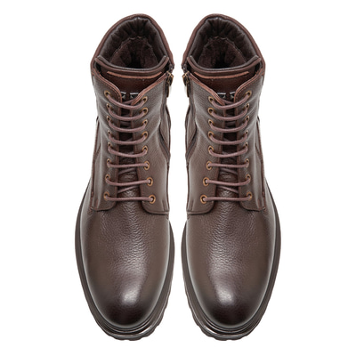 Servo Kahve Erkek Deri Bot