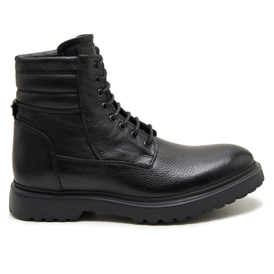 Servo Siyah Erkek Deri Bot