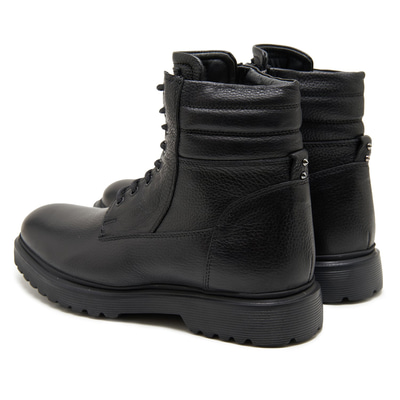 Servo Siyah Erkek Deri Bot