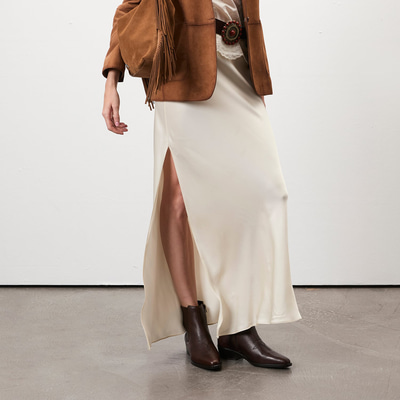 Setra Koyu Kahve Kadın Deri Bot