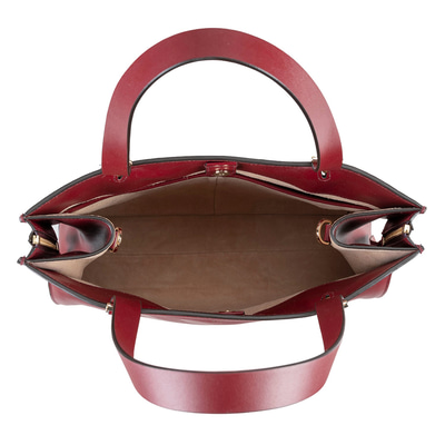 Seven Big Bordo Kadın Deri Omuz Çantası