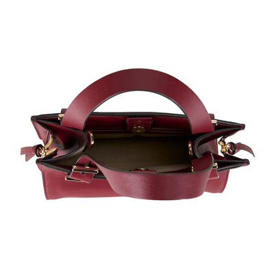Seven Small Bordo Kadın Deri Omuz Çantası