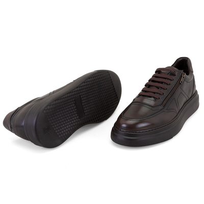 Sharonia Kahve Erkek Günlük Deri Ayakkabı