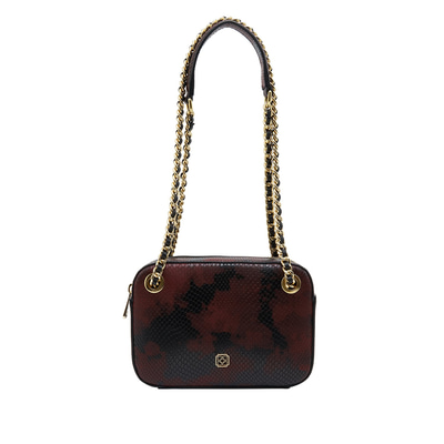 Shay Kadın Yılan Baskılı Deri Omuz Askılı Çanta