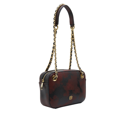 Shay Kadın Yılan Baskılı Deri Omuz Askılı Çanta