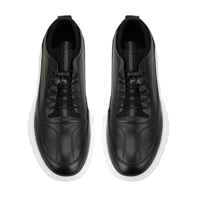 Sheldon Siyah Erkek Deri Spor Ayakkabı