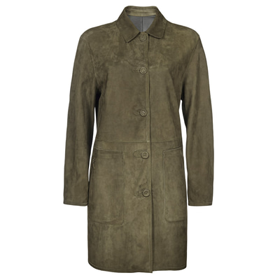 Simonetta Kadın Çift Taraflı Deri Pardösü