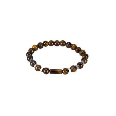 Sitrin Doğal Taşlı Erkek Bileklik