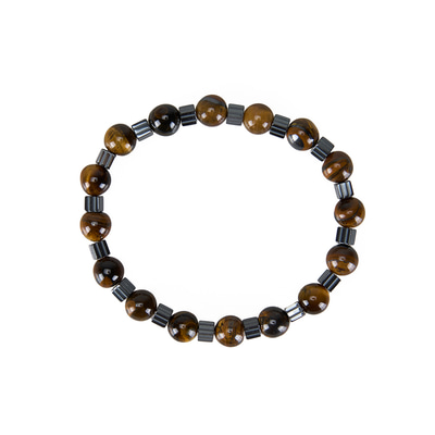 Sitrin Doğal Taşlı Erkek Bileklik