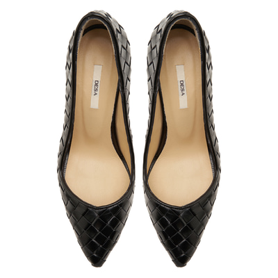 Siyah Alba Kadın Deri Klasik Ayakkabı