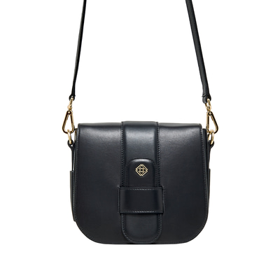 Siyah Alfia Kadın Deri Çapraz Çanta