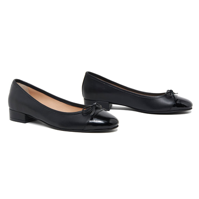 Siyah Alsatia Kadın Deri Babet