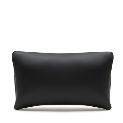 Siyah Amite Fiyonklu El Çantası