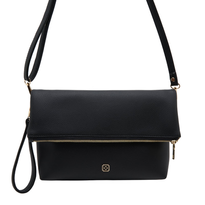 Siyah Bambus Kadın Omuz Askılı Çanta