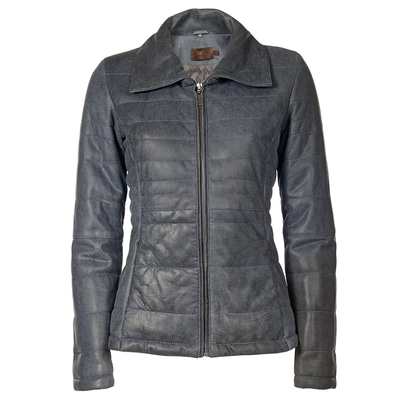 Siyah Benedetta Kadın Deri Kaban