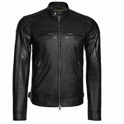 Siyah Benny Erkek Deri Mont