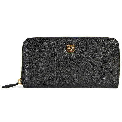 Siyah Bibiana Kadın Deri Cüzdan