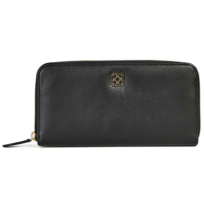 Siyah Bibiana Kadın Deri Cüzdan