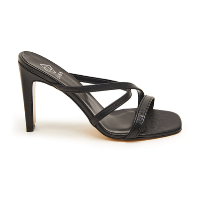 Siyah Biga Kadın Deri Terlik