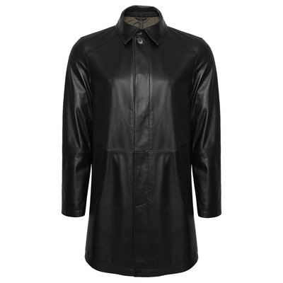 Siyah Cappi Erkek Deri Kaban