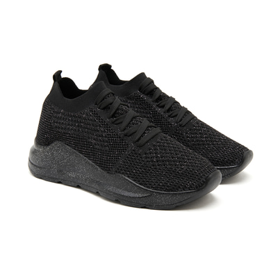 Siyah Clara Kadın Triko Günlük Ayakkabı