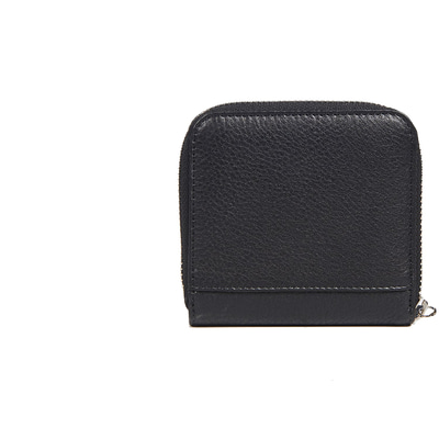 Siyah D Logolu Kadın Deri Cüzdan