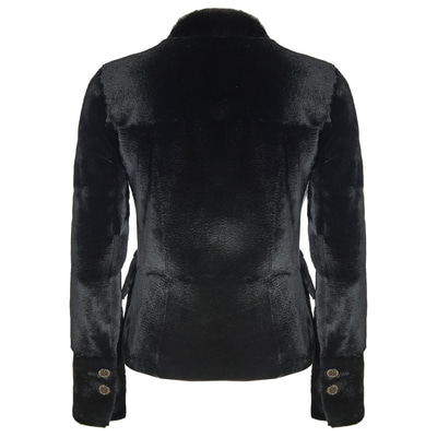 Siyah Dalila Kadın Kürk Ceket