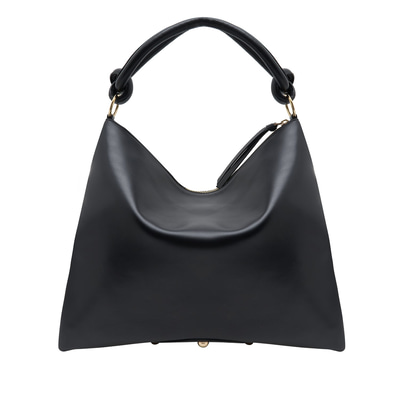 Siyah Dauer Kadın Deri Omuz Askılı Çanta