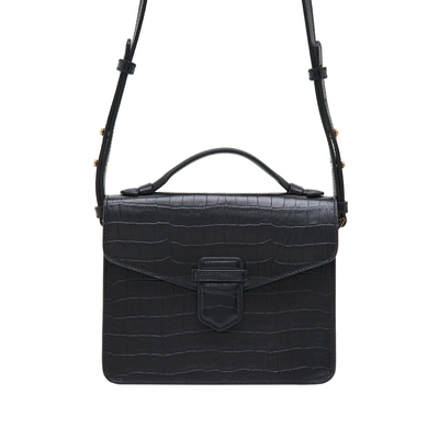Siyah Diode Kadın Deri Omuz Askılı Çanta