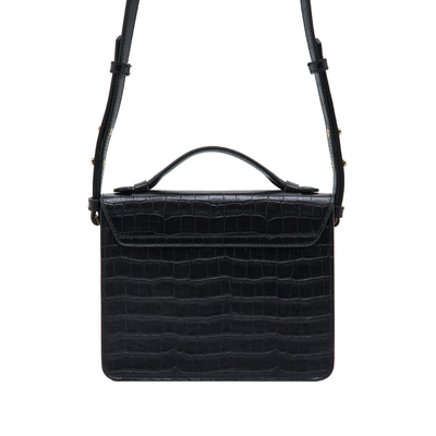 Siyah Diode Kadın Deri Omuz Askılı Çanta