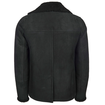 Siyah Diodoro Erkek Kürk Mont