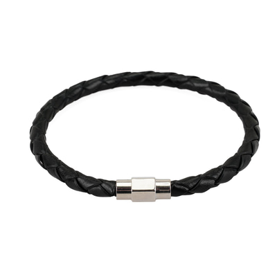 Siyah Erkek Deri Bileklik