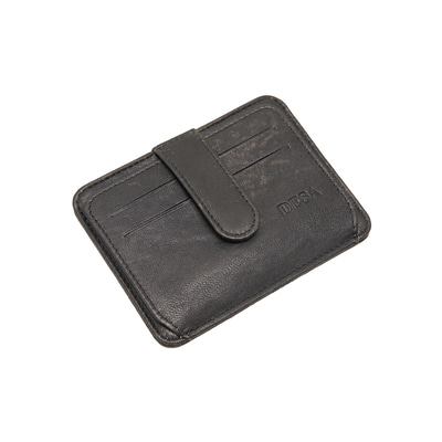 Siyah Erkek Deri Kartlık