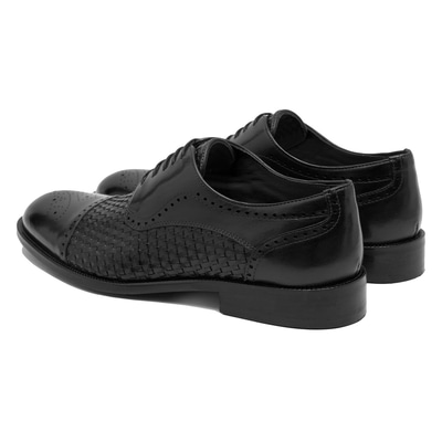 Siyah Erkek Deri Klasik Ayakkabı