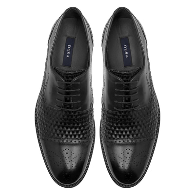 Siyah Erkek Deri Klasik Ayakkabı