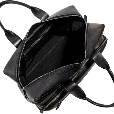 Siyah Erkek Deri Seyahat Çantası