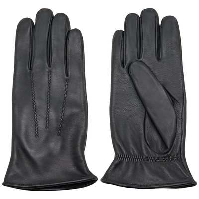 Siyah Erkek Lastikli Deri Eldiven