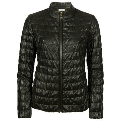 Siyah Fernanda Kadın Deri Mont