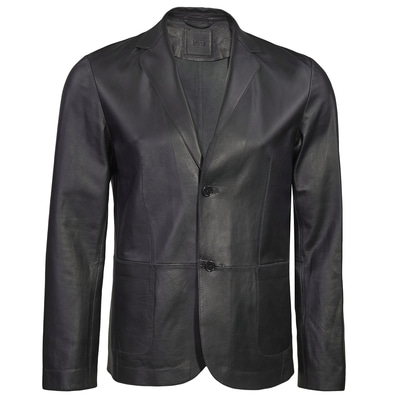 Siyah Gaspare Erkek Deri Ceket