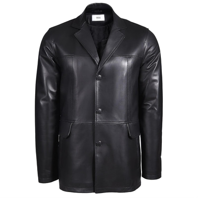 Siyah Generobs Erkek Deri Kaban