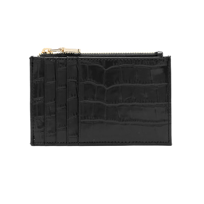 Siyah Kadın Deri Kartlık