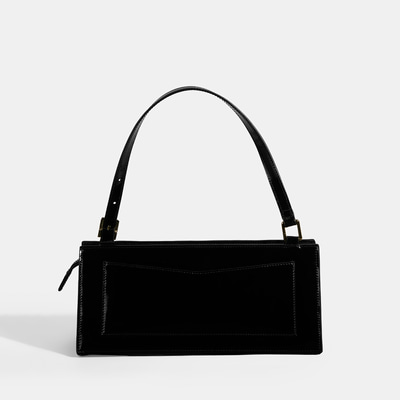 Siyah Kadın Deri Omuz Çantası