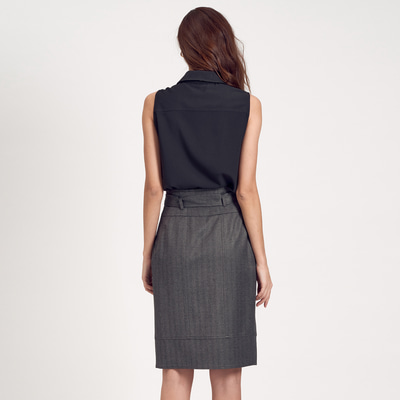 Siyah Kadın Yün Etek