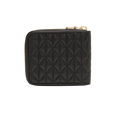 Siyah Kapitone Kadın Deri Cüzdan