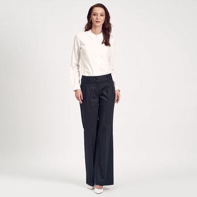 Siyah Koton Kadın Pantolon