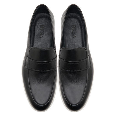 Siyah Luigi Erkek Deri Loafer