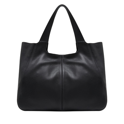 Siyah Megan Kadın Deri Omuz Askılı Çanta