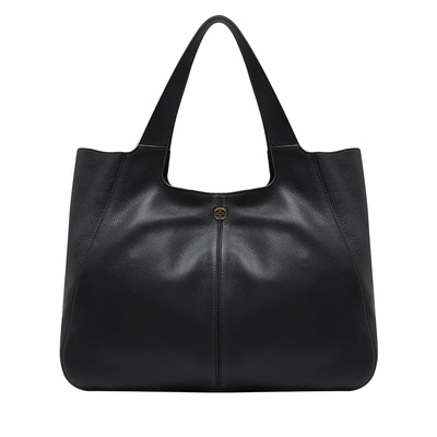 Siyah Megan Kadın Deri Omuz Askılı Çanta