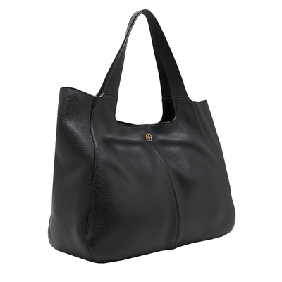 Siyah Megan Kadın Deri Omuz Askılı Çanta